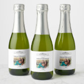Kranten Bruidsmeisje Voorstel Retro Script Lettert Sparkling Wijnetiket (Flessen)
