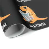 Kranten Grappig Newt Pun Dark BG Cadeaupapier (Rol Hoek)