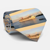 Kranten in Nassau Stripe Stropdas (Opgerold)