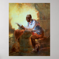 Kranten lezen door Candlelight