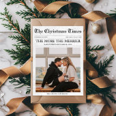 Kranten Meer De Merrier Baby Christmas Feestdagenkaart