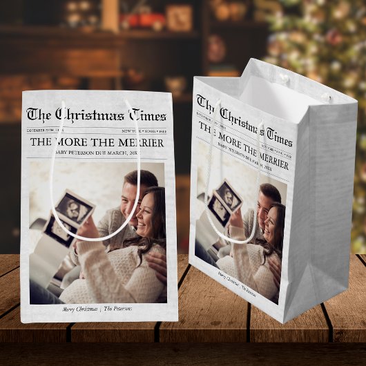 Kranten Meer De Merrier Baby Christmas Medium Cadeauzakje