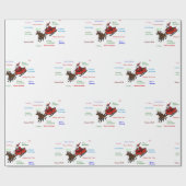 Kranten met papier voor de kerstman (Vlak)