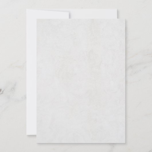 Kranten Modern Hoefijzer Unieke Foto Bruiloft Save The Date (Achterkant)