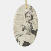 Kranten Pet Gal Keramisch Ornament (Rechts)