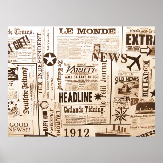 Kranten Poster (Voorkant)