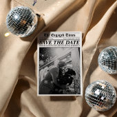 Kranten Retro Uniek Save the Date