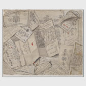 kranten schrijven kaarten cadeaupapier (Vlak)