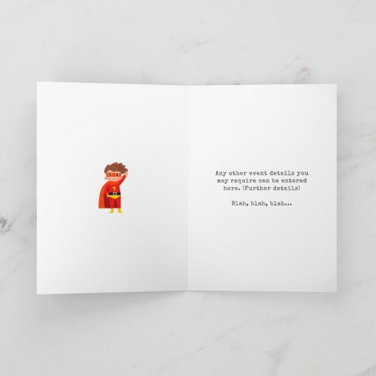 Kranten Superhelden Verjaardagsfeestje Foto (Binnen)