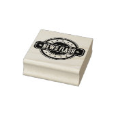 Kranten Thema Gedistresseerde Nieuwsflits Rubberstempel (Stempel)
