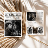 Kranten Trouwuitnodiging Western Cowgirl