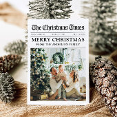 Kranten Uniek Plezier Wat Een Jaar Foto Kerstmis Feestdagenkaart