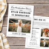 Kranten Unieke Klasse van 2025 Afstuderen Kaart