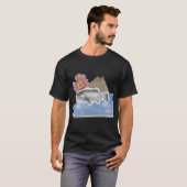 Kranten Vis Botanische Collage T-shirt (Voorkant volledig)