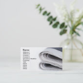 Kranten Visitekaartje (Staand voorkant)