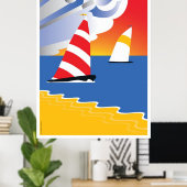 Kranten vóór de wind poster (Thuiskantoor)