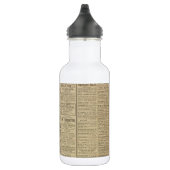 krantenachtergrond waterfles (Rechts)