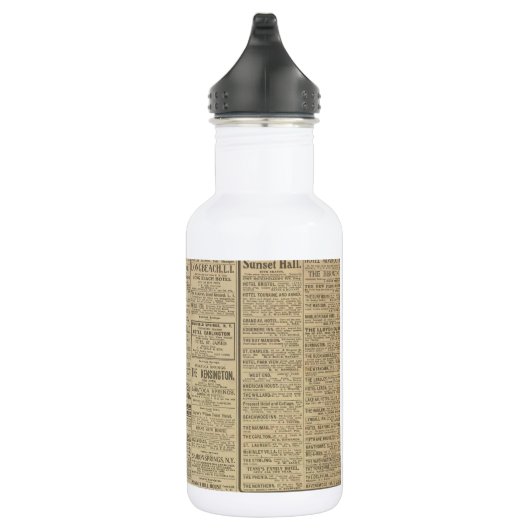  krantenachtergrond waterfles  (Rechts)