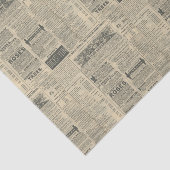 krantenadvertentie tissuepapier (Detail)