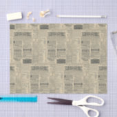 krantenadvertentie tissuepapier (Craft)