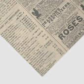  krantenadvertentie tissuepapier (Detail)