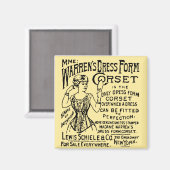 Krantenadvertentie van Corset Magneet (Voorkant / Achterkant)