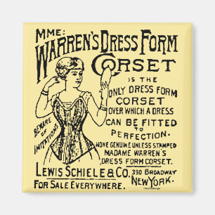 Krantenadvertentie van Corset Magneet