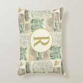 krantenadvertenties Collage Accent Kussen (Voorkant(Verticaal))