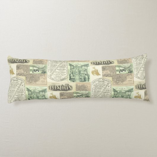  krantenadvertenties Collage Lichaamskussen (Achterkant)