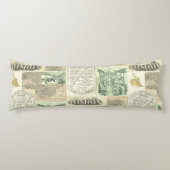  krantenadvertenties Collage Lichaamskussen (Voorkant)