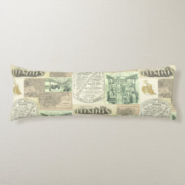  krantenadvertenties Collage Lichaamskussen