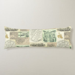  krantenadvertenties Collage Lichaamskussen