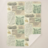  krantenadvertenties Collage Sherpa Deken (Voorkant)