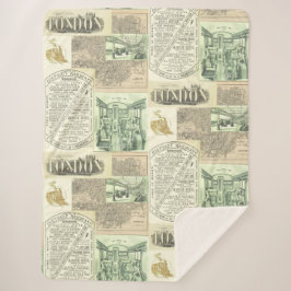  krantenadvertenties Collage Sherpa Deken