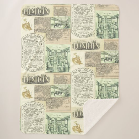  krantenadvertenties Collage Sherpa Deken (Voorkant)