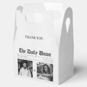 Krantenartikel Bruiloft Bedankdoosjes (Geopend)