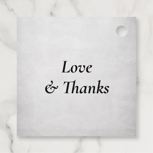 Krantenartikel Bruiloft Bedankjes Labels (Achterkant)