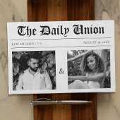 Krantenartikel Bruiloft Gastenboek