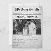 Krantenartikel Huwelijk Vrijgezellenfeest Kaart (Voorkant)