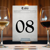 Krantenartikel Huwelijksreceptie Kaart