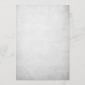 Krantenartikel Huwelijksreceptie Menu (Achterkant)