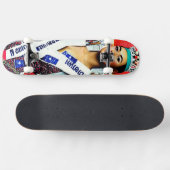 Krantenautomaat "Miss Solomon Islands" Persoonlijk Skateboard (Horizontaal)