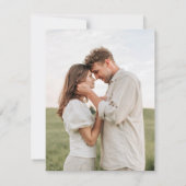 Krantenbericht Verloving Bewaar de datum (Achterkant)