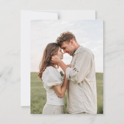 Krantenbericht Verloving Bewaar de datum (Achterkant)