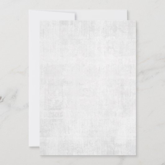 Krantenblad Afstuderen Aankondiging Foto (Achterkant)