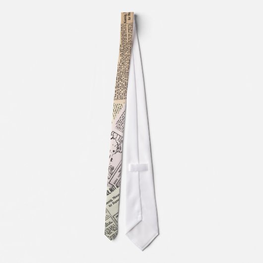 Krantenblik Stropdas (Achterkant)