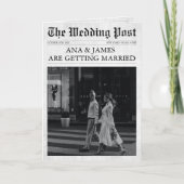 Krantendetails Tijdlijn QR Alles in één bruiloft (Voorkant)