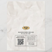 Krantendiensten Flyer, Retro Small Business Ads Flyer (Achterkant)