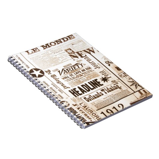 Krantendrukontwerp Notitieboek (Rechterzijde)