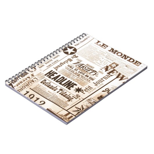 Krantendrukontwerp Notitieboek (Linkerzijde)